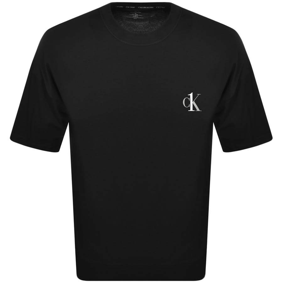 Alternative Image for ProductCalvin Klein Short Sleeved Logo T Shirt Black1